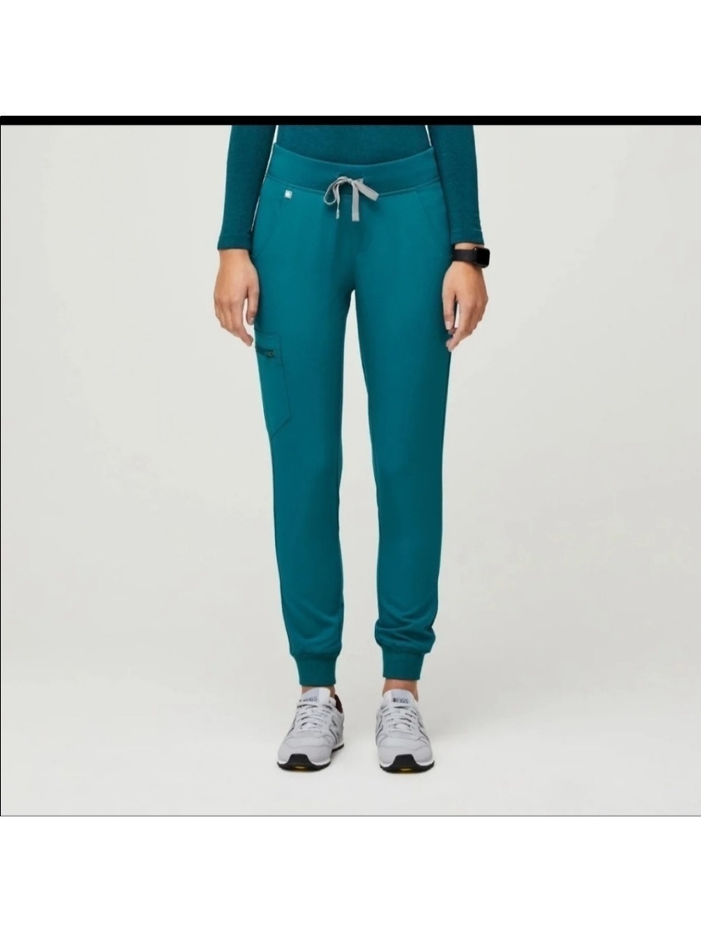 FIGS Pacific Blue Zamora Jogger Scrub Pants XXS Healthcare Medical Nursing